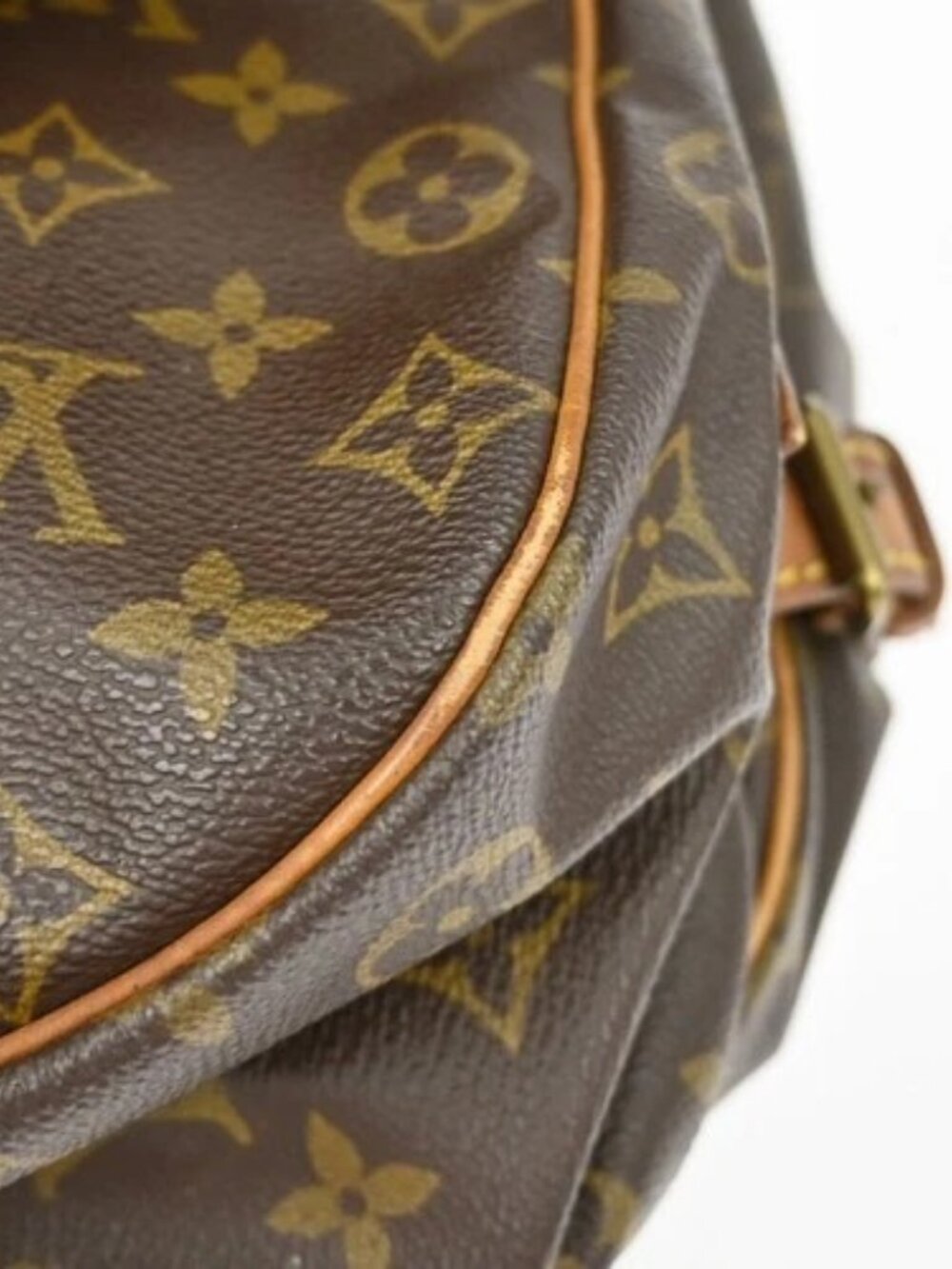 BUYIT02 LOUIS VUITTON SAUMUR 35 MESSENGER SHOULDER BAG M42254 884VI YQ06567 - Picture 4 of 13